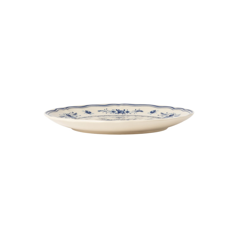 Assiettes à salade vila, Beige / bleu