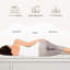 Matelas pour très grand lit de 12 po, mousse à mémoire de forme et ressorts ensachés pour un confort équilibré, blanc, solution pour chambre à coucher moderne, emballage indispensable indispensable, emballage