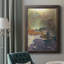 Toile encadrée de qualité supérieure Monet's Landscape III - prête à être accrochée-17218724