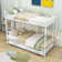 Lit superposé simple au-dessus de simple avec lit gigogne simple Savitr Kids
