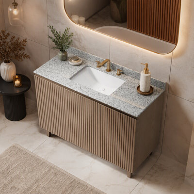 Freestanding Standard With Granite Top