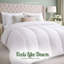 Opulent Home Premium Anti-Allergy Duvet Quilt 7.5 TOG - Lightweight Stripe Summer Comforter - Available Single /Double/King/Super King-991546790