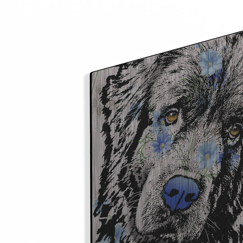 "Newfie" par Dean Russo, H 16 po x l 12 po
