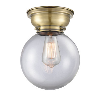 Chippewa Glass Flush Mount