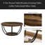Table ronde à 2 niveaux, table de voeux en bois, table basse, petite table de bureau-124929976