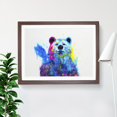 Bear Splash Vol.6 Abstract - Framed Print