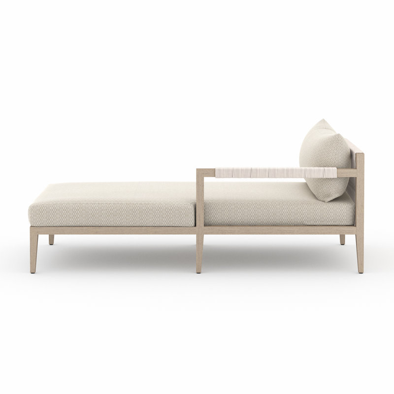 Sherwood Outdoor Chaise Lounge, Bronze, Faye Sand