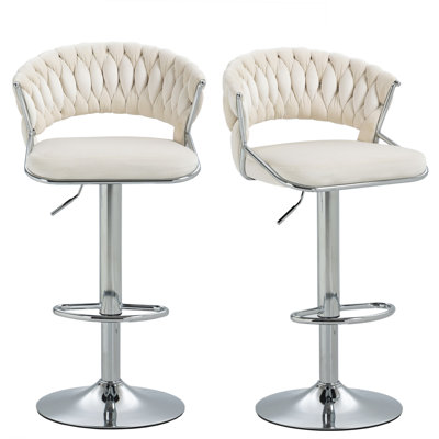Christal Height Adjustable Swivel Bar Stool