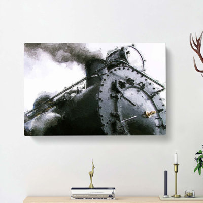 Steam Train - Wrapped Canvas