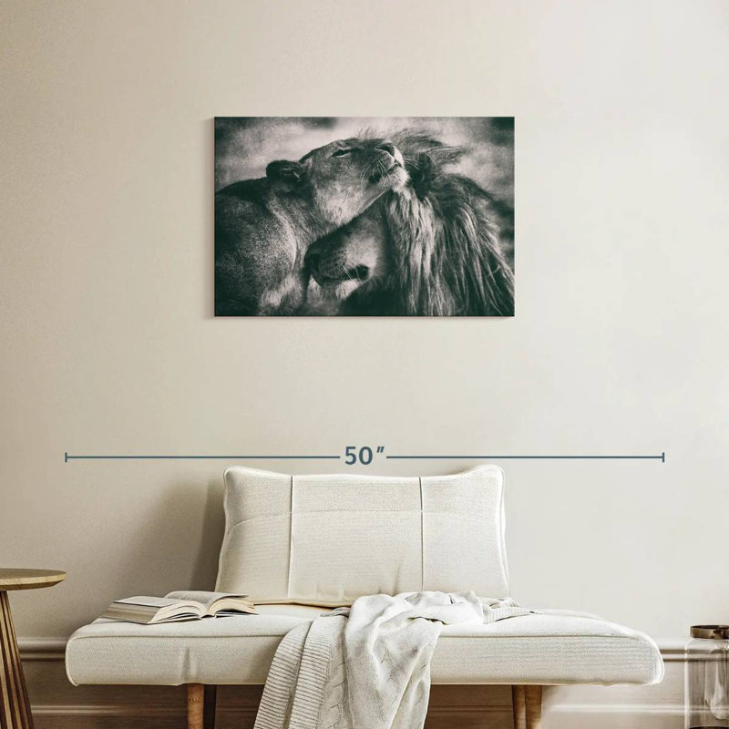 Amour monochrome, H 20 po x l 30 po