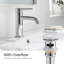 Drain escamotable de lavabo de salle de bain l 2,63 po avec trop-plein-41659901
