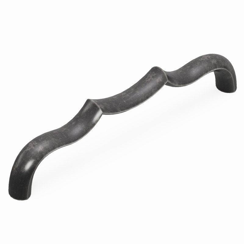 Trellis Bar / Handle Pull, 5-1/16", Black Nickel Vibed