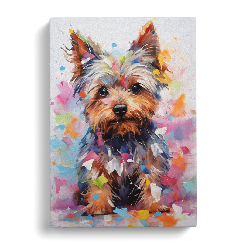 Yorkshire Terrier No.2 - Wrapped Canvas, 60cm H x 40cm W x 3cm D
