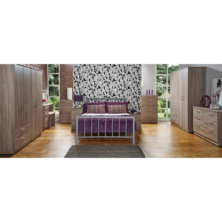 Fully Assembled Ingram Dressing Table Set with Mirror