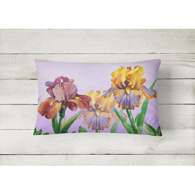  Iris Indoor/Outdoor Throw Pillow
