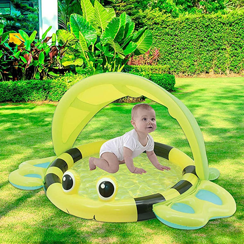 Plastic Round Kiddie Pool 11.75'' H x 59'' W x 59'' L