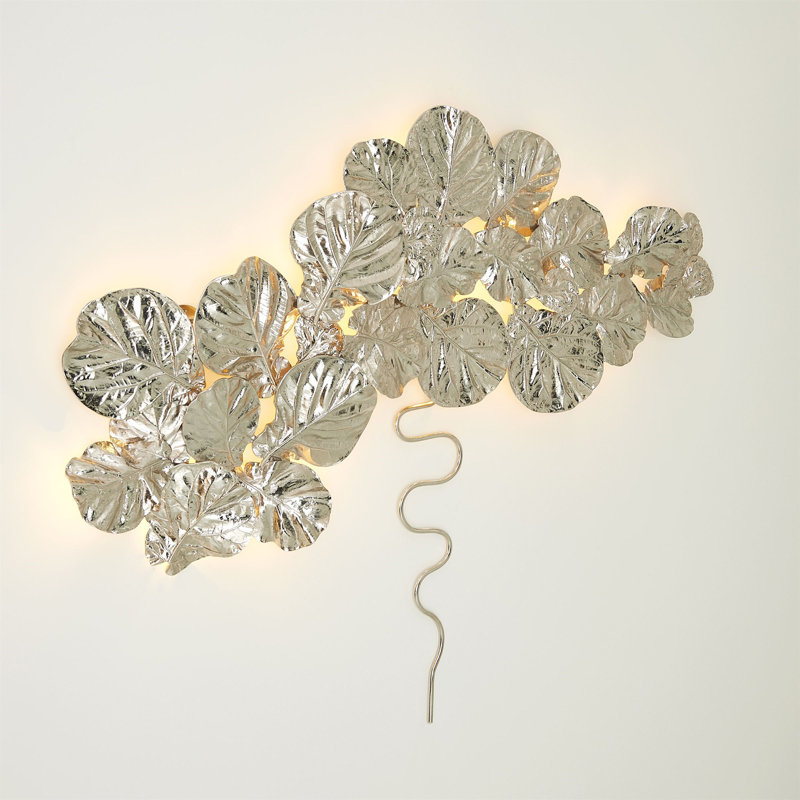 Fiddle Plug-in Design Wall Light, Nickel