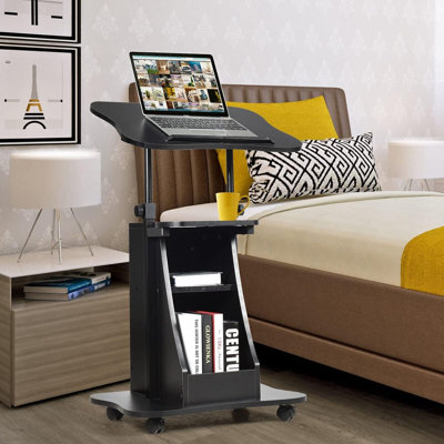 27 in. H x 21.5 in. W Laptop/Tablet Storage Cart