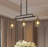 Bergeson 3 - Light 30"W Kitchen Island Pendant UL Certified with Hammered Glass