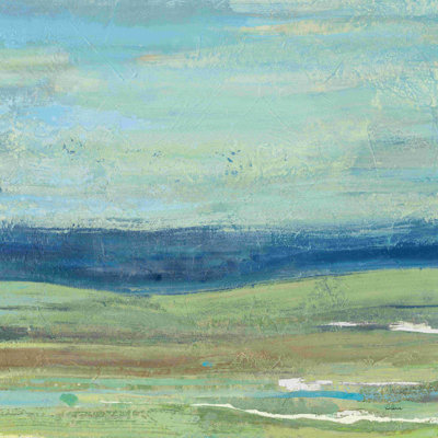" Azure Wave " Mixed Media Painting