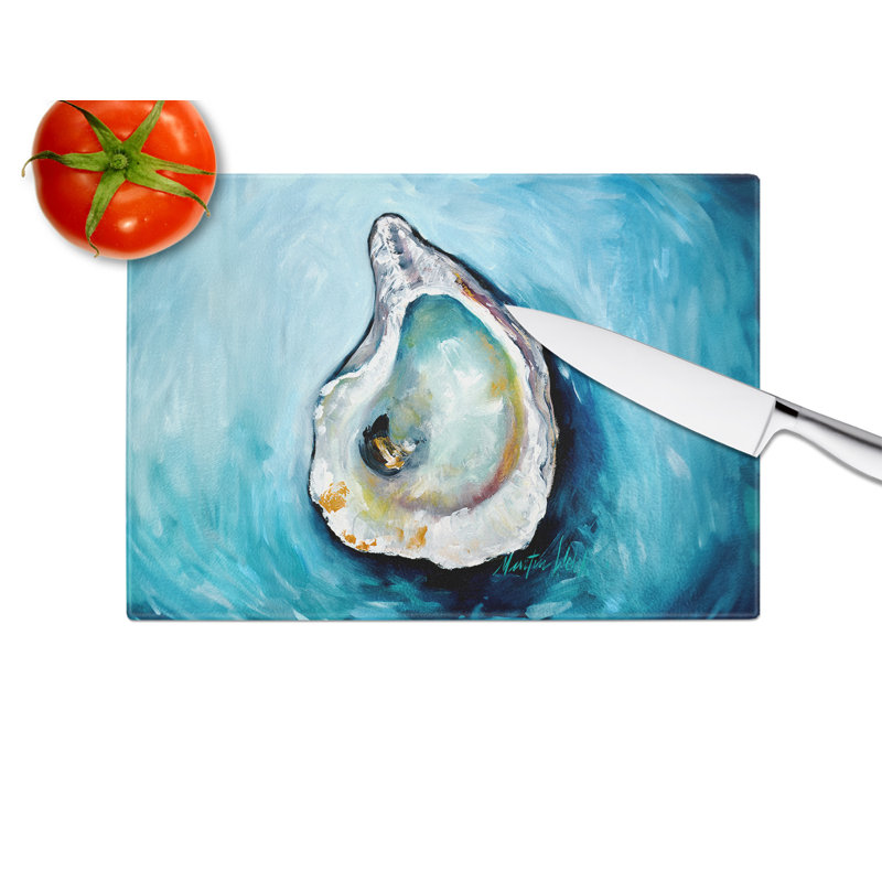 J Mac Oyster Glass Cutting Board
