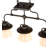3 - Light Wrought Iron Kitchen Island Pendant