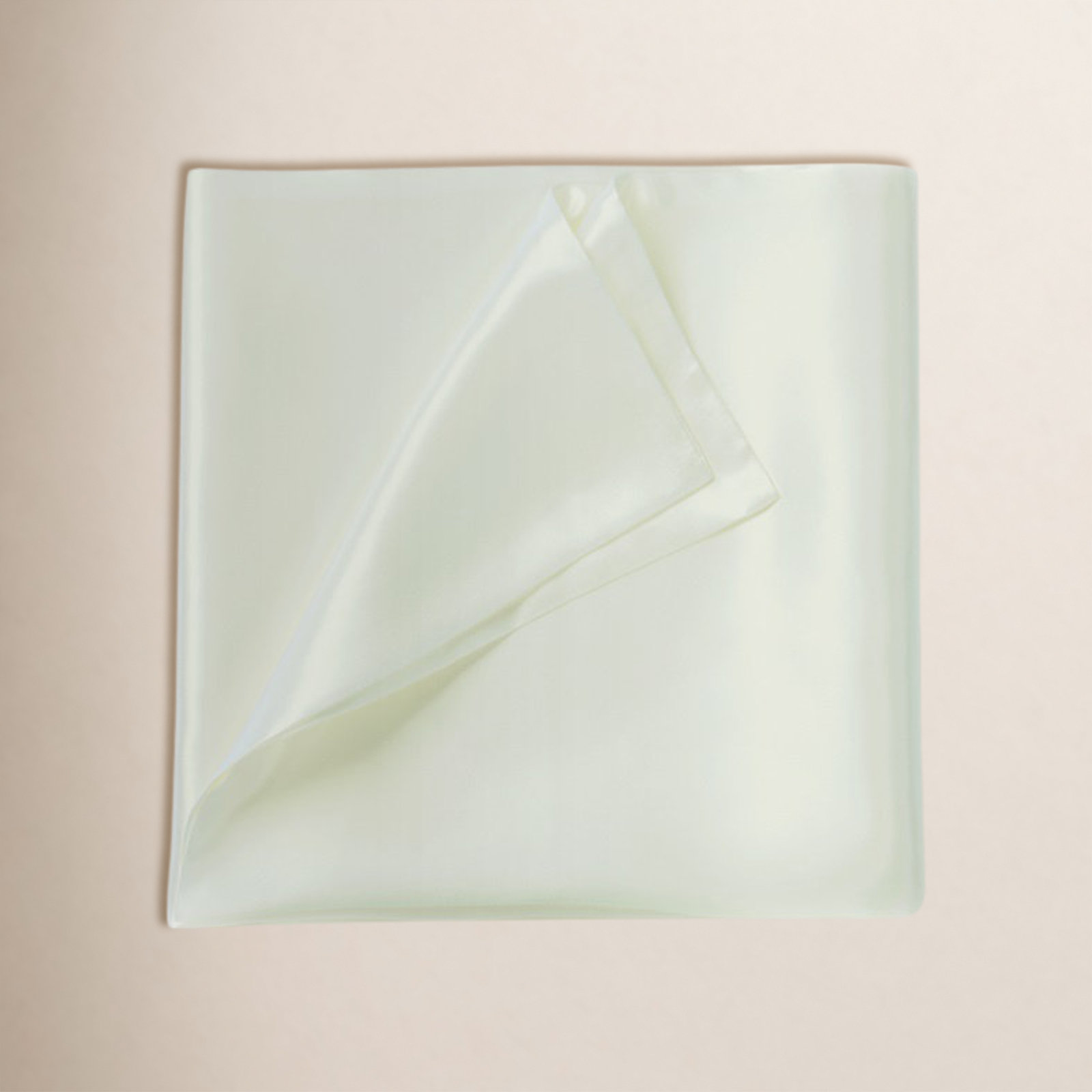 Baleine Silk Pillowcase, Ivory, King