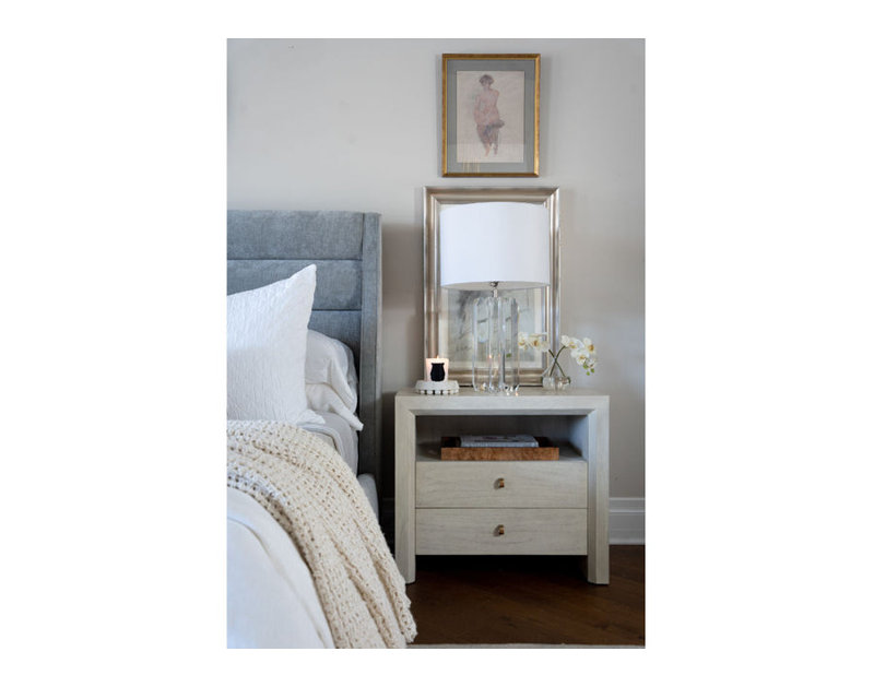 Millie 2 - Drawer Solid Wood Nightstand