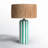 Lukasik Striped Paper Mache Table Lamp