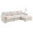 2-Piece 96'' Upholstered Chenille L-Shape Sectional-1029998859