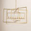 Kynlee 9 - Light Geometric Rectangle Chandelier