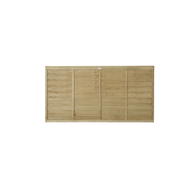 91.0082cm H x 183.007cm W Natural Timber Wood Fence Panels