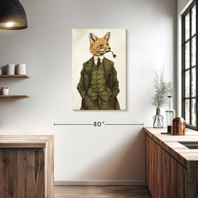 Ketti The Fox, 36" H x 24" W