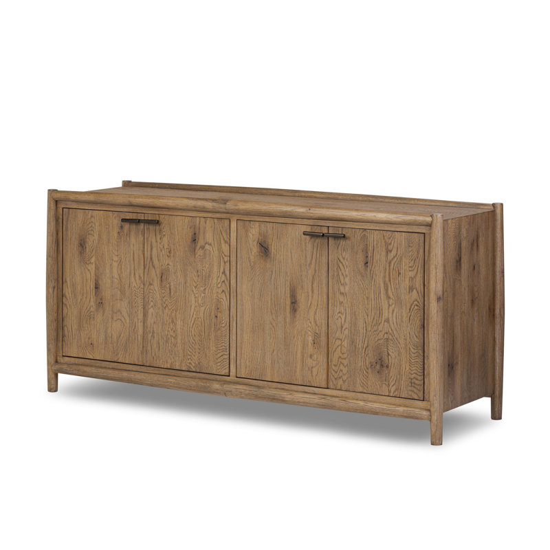 Glenview 4 Door Sideboard-Weathered Oak
