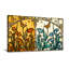 Illustration de mode papillon en vitrail floral-261600592