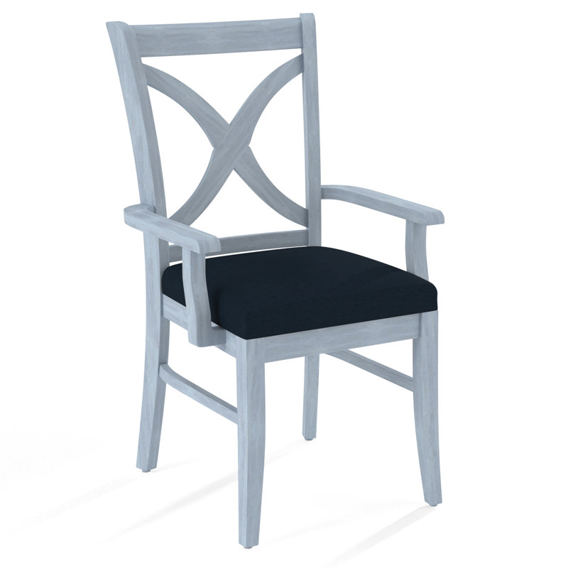 Fauteuil Hues, Finition verre de mer, Azure Maze 0425-53