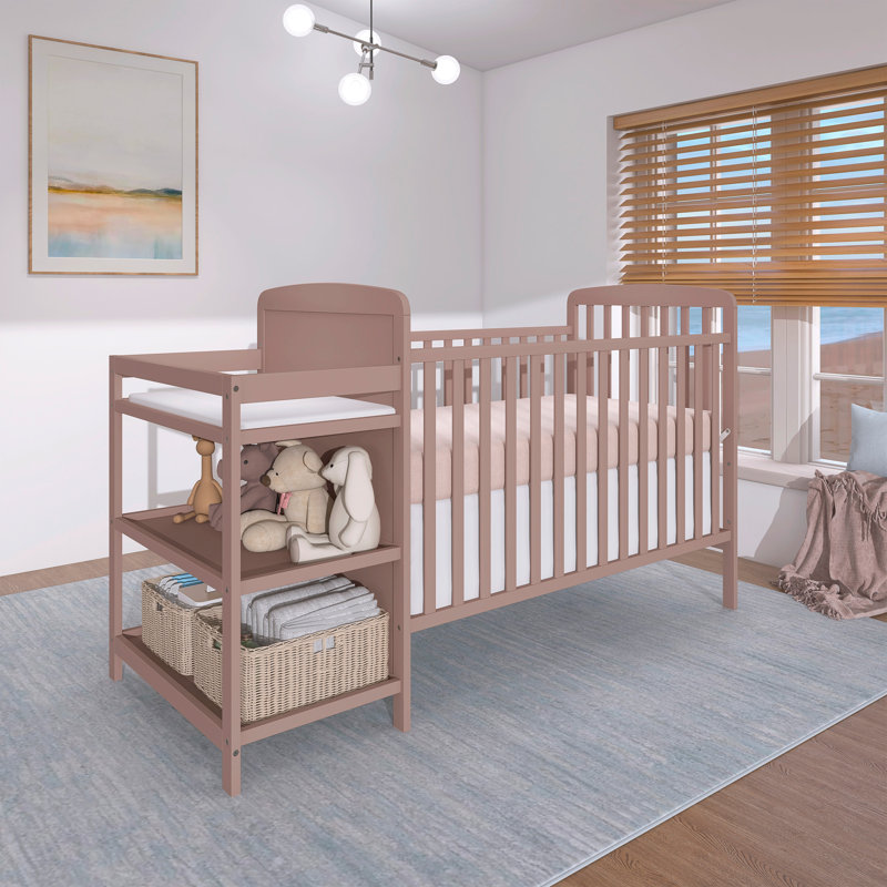 Lit de bébé convertible 4-en-1 Peckham, Cassonade