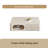 Multifunctional large storage coffee table