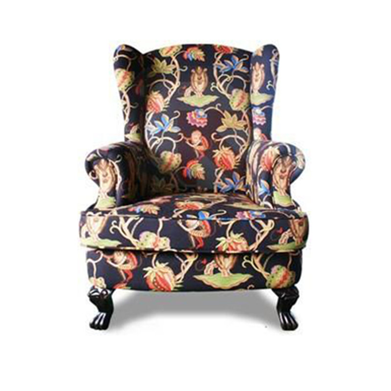 Fauteuil inclinable Laerte, Mélange de polyester noir / rose
