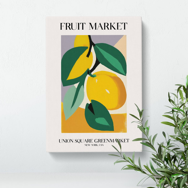 XMKTMKT-647 Union Square Fruit Market Exhibition 5 - Wrapped Canvas Print, 50cm H x 35cm W x 3cm D
