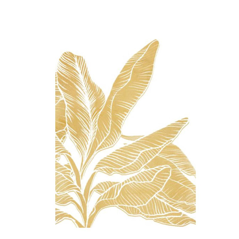 Golden Trees II Print by Guseul Park, Glass Coat, 54" H x 36" W