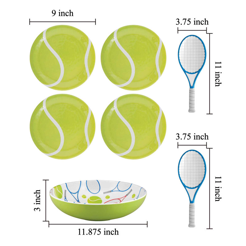Trinx Melamine Serving Bowl