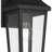 Cleary 16" 1-Light Outdoor Wall Light with Clear Glass in Textured Black-126690917-126690922