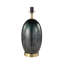 Cortisha 72cm Living Room Table Lamp with Glass Base, Bedside Buffet Lamp for Bedroom with Linen Shade