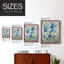 Blue Garden II Framed Print - Solid Wood-310070296-310070297