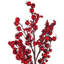 Vickerman 24" Red Deluxe Mixed Berry Spray. Each bag contains three sprays.