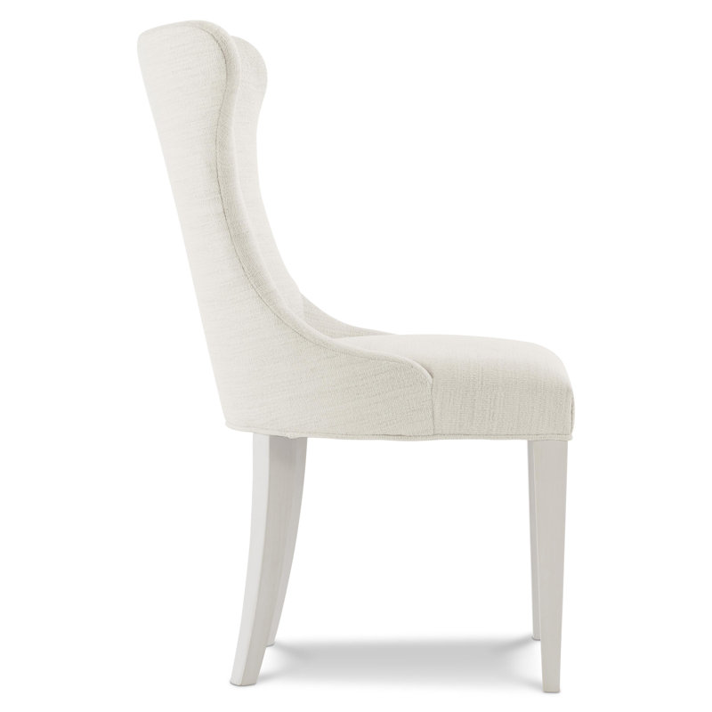 Silhouette Butterfly Leaf Solid Wood Dining Set, White