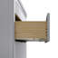 Ensemble de meuble-lavabo autoportant avec 2 poignées et plateau en marbre d'ingénierie-301077026-301077025