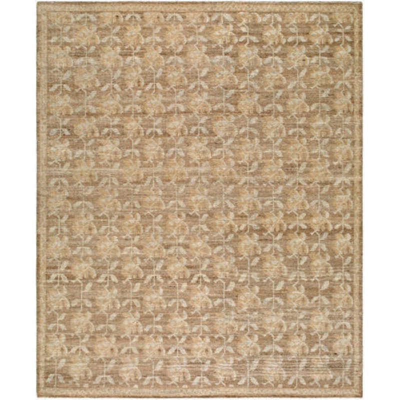 Weiss Hand Knotted Geometric Area Rug, Rectangle 9' x 12'