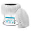 Repose-pieds avec rangement en fausse fourrure 13,8 po BirdRock Home-122363288-122681471